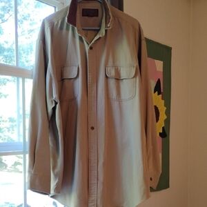 Abercrombie & Fitch Tan Big Shirt